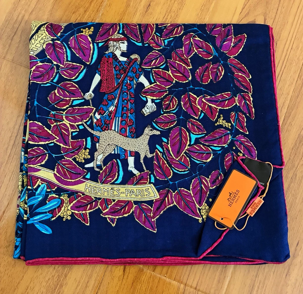 Blue Floral Scarves & Wraps HERMÈS for Women for sale | eBay