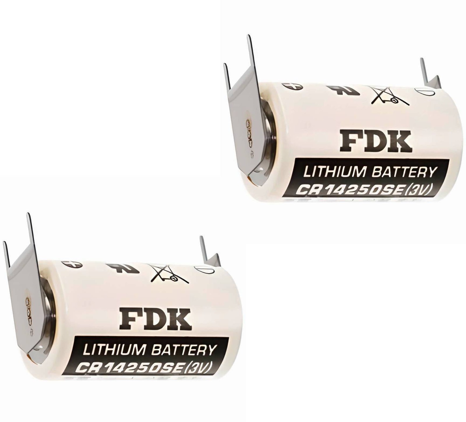 2x CR14250SE FT1 1/2 AA FDK 3V Litio 850mAh 2Baterías Batería p. ej.: para BMW E30