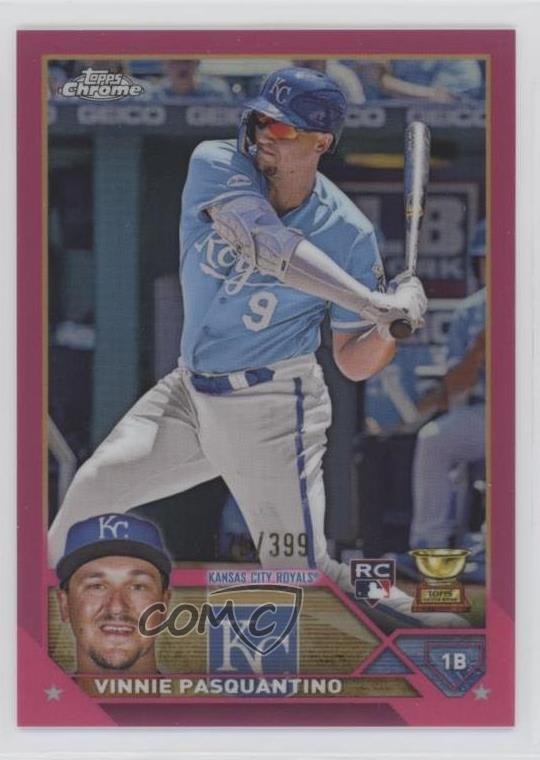 2023 Topps Chrome Magenta Refractor 175/399 Vinnie Pasquantino #119 1ep3