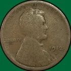 1912-D Lincoln Wheat Cent Good G Coin #42780