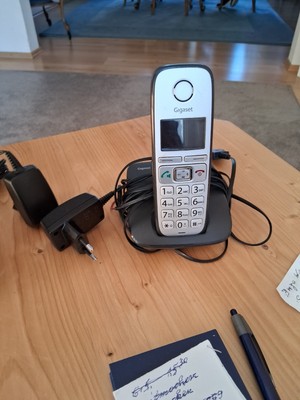 Gigaset E290A Duo DECT Schnurlostelefon - Schwarz