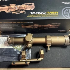 Sig Sauer TANGO-MSR 1-10x26mm LVPO BDC10 FFP Tan w/ALPHA-MSR Mount - SOTM11202