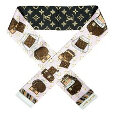 Authentischer Louis Vuitton Bandeau Seidentuch Monogramm M71991 Seidentuch BA090020