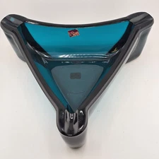 Ashtray Triangular Blue Cigar 10" Viking Bluenique 1960's Mid Century Modern Vtg