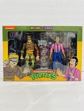 NECA Teenage Mutant Ninja Turtles Cartoon Rat King vs Vernon 2 Pack Set