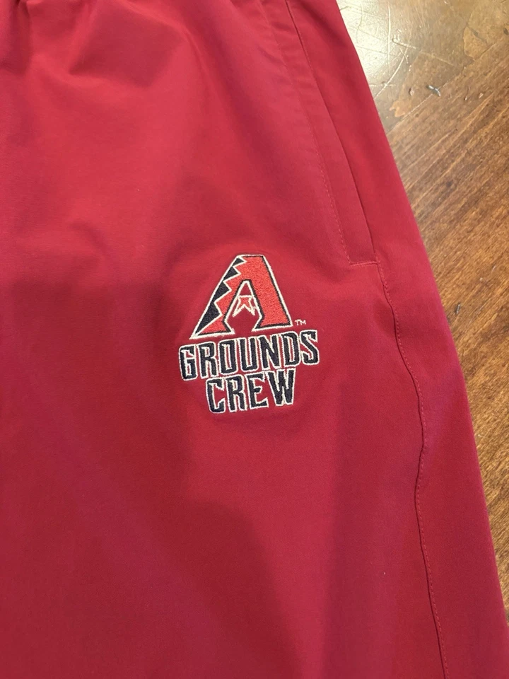 Мужские тренировочные штаны Arizona Diamondbacks Grounds Crew Under Armour размер XL красные/серые - Изображение 2 из 4