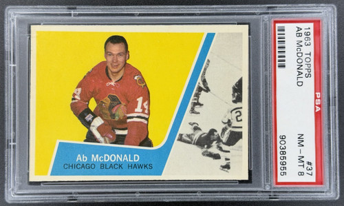 AB McDonald #37 1963 Topps card