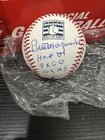 Bill Mazeroski Signed Hall Of Fame Baseball With Inscriptions