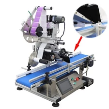 Automatic Tabletop Conveyor Flat Coding& Labeling Machine Touch Screen Labeler