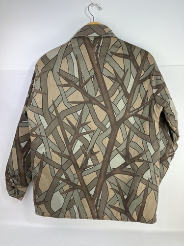 NOS VTG Melton Wintermaster Shirt Jacket QUILT LINED Skyline Camo Men's M USA - Picture 4 of 11