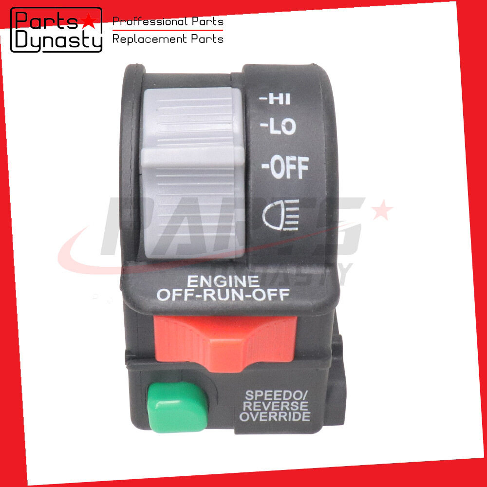 OEM 4011835 Switch Replacement Left Hand Handlebar Switch For Polaris Sportsman 400-800 2006-2014 - Hi/Lo Light On-Off Kill Start Hi Lo Light Switch Polaris