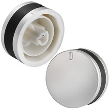 Silver/Black Control Knob Switch For LAMONA Oven Cooker LAM3200 LAM3204 LAM3401