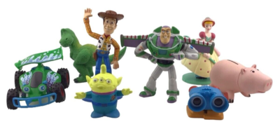 8 Pack Disney Pixar TOY STORY HTF Mega Figure Set Bundle Lot Woody