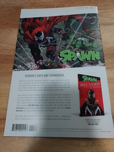 Spawn #288 (2018) 9.4 Black & White Variant Cover! - Picture 5 of 5