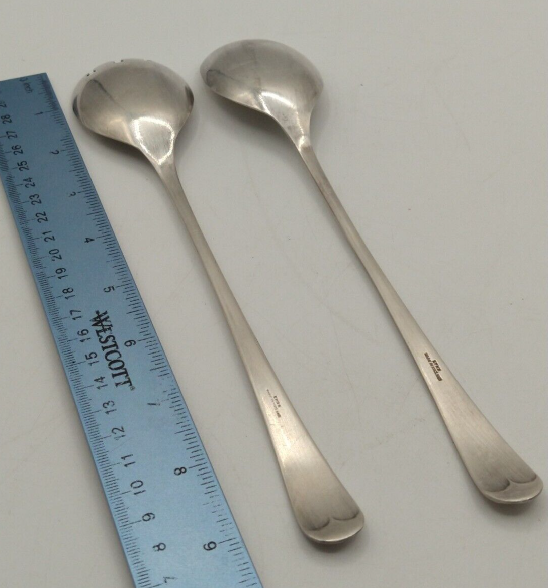 Vintage 2 Piece EPNS Sheffield England Silver Plate Flatware Salad