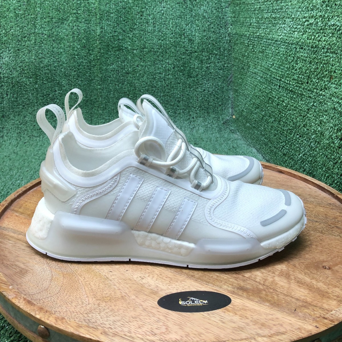  NMD_V3 （ホワイト）スニーカー 23cm Adidas Womens Original NMD_V3 Triple White Running Sneakers Shoe