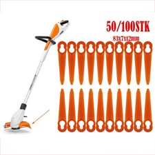 100STK Ersatzmesser Ersatzklingen Für STIHL Polycut 2-2 Polycut 3-2 Rasentrimmer