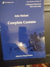 Atto Melani Complete Cantatas Songbook Classical Voice Roger Freitas New!