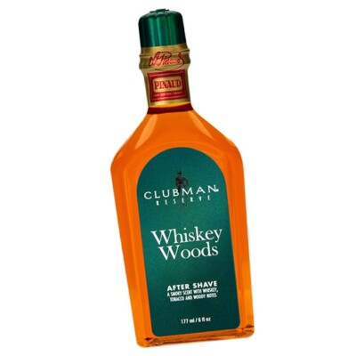 Clubman Pinaud Reserve Whiskey Woods Aftershave 6 fl oz. SAME DAY FREE SHIPPING