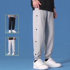 Pantaloni Sportivi Con Coulisse In Vita Elasticizzata Per Uomo A Gamba Stretta