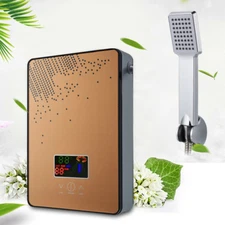 4500W Tankless Hot Water Heater Shower Electric Instant Boiler Bathroom 110V USA