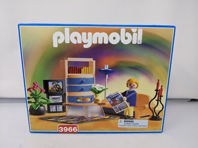 NEW PLAYMOBIL Modern House 3966 - Family Room 2000 Vintage Sealed Discontinued