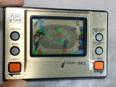 Coconut Ball Play&Time / Vintage LCD Game Watch / Masdaya /80'Game　rare