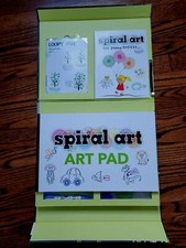 NEW Spiral Art for Young Artists  Spiral Making Tools, Book  Pen in Carry Case