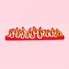 Fire Flame Patch - Iron or Sew on