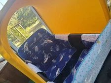 WonderFold W4 Luxe/Elite Set  of Seat Covers, Mat Cover and Canopy OCEAN MAGIC