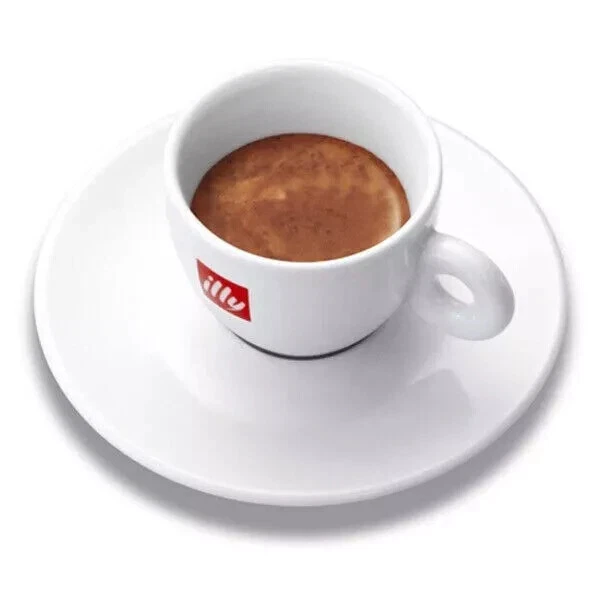 2 Tazze, Tazzine, illy Caffè Espresso + 2 Cucchiaini Cups idea regalo - Immagine 2 di 4