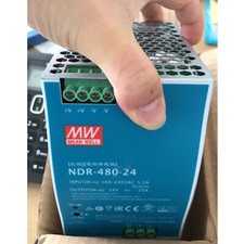 1PS New For MEAN WELL NDR-480-24 24V 20A switching power supply Free Shipping
