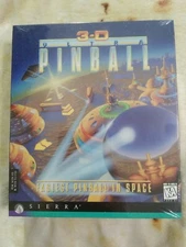 SEALED 3-D Ultra Pinball 1995 Sierra PC Video Game Big Box