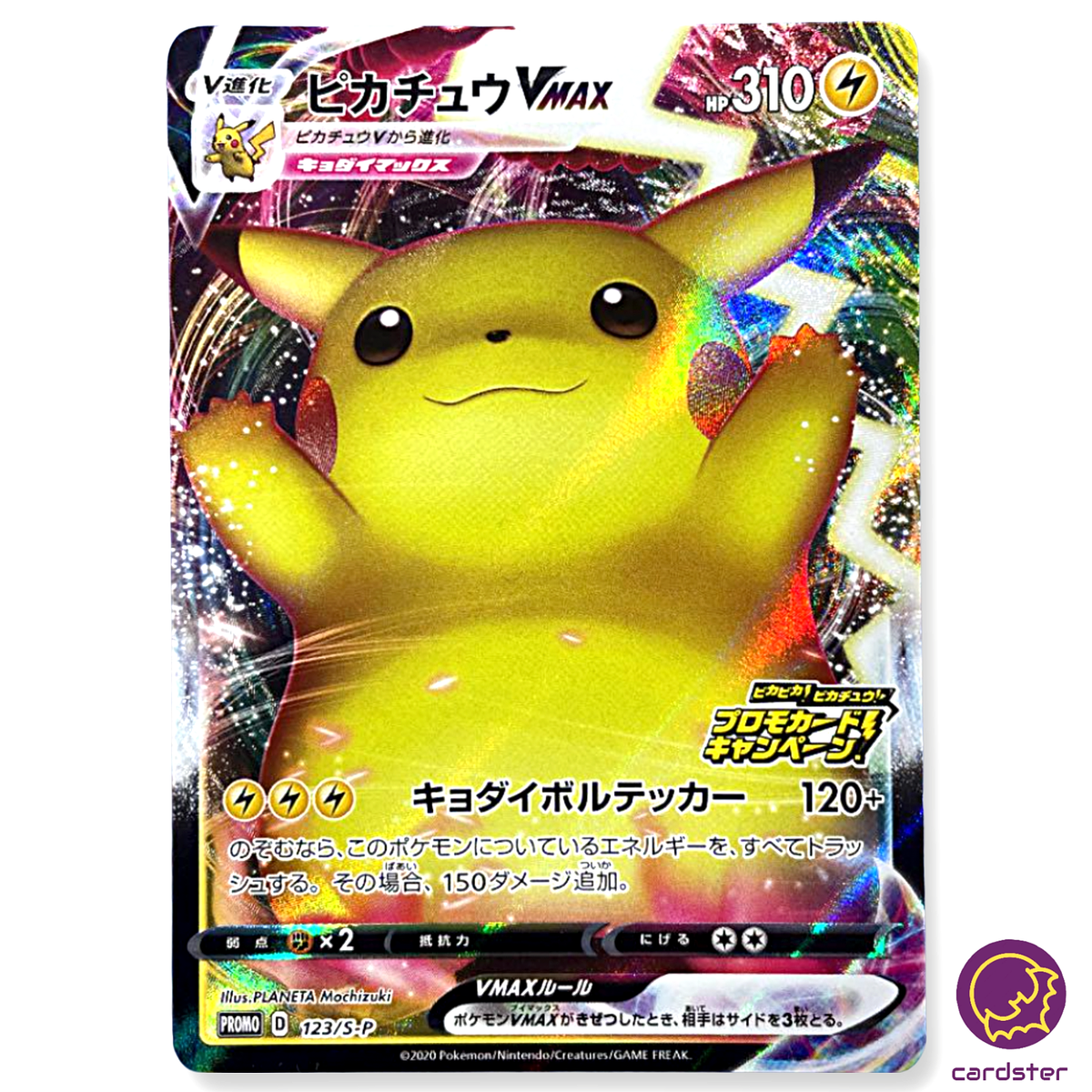 Pikachu VMAX 123/S-P Pika Pika Pikachu PROMO Pokemon Card