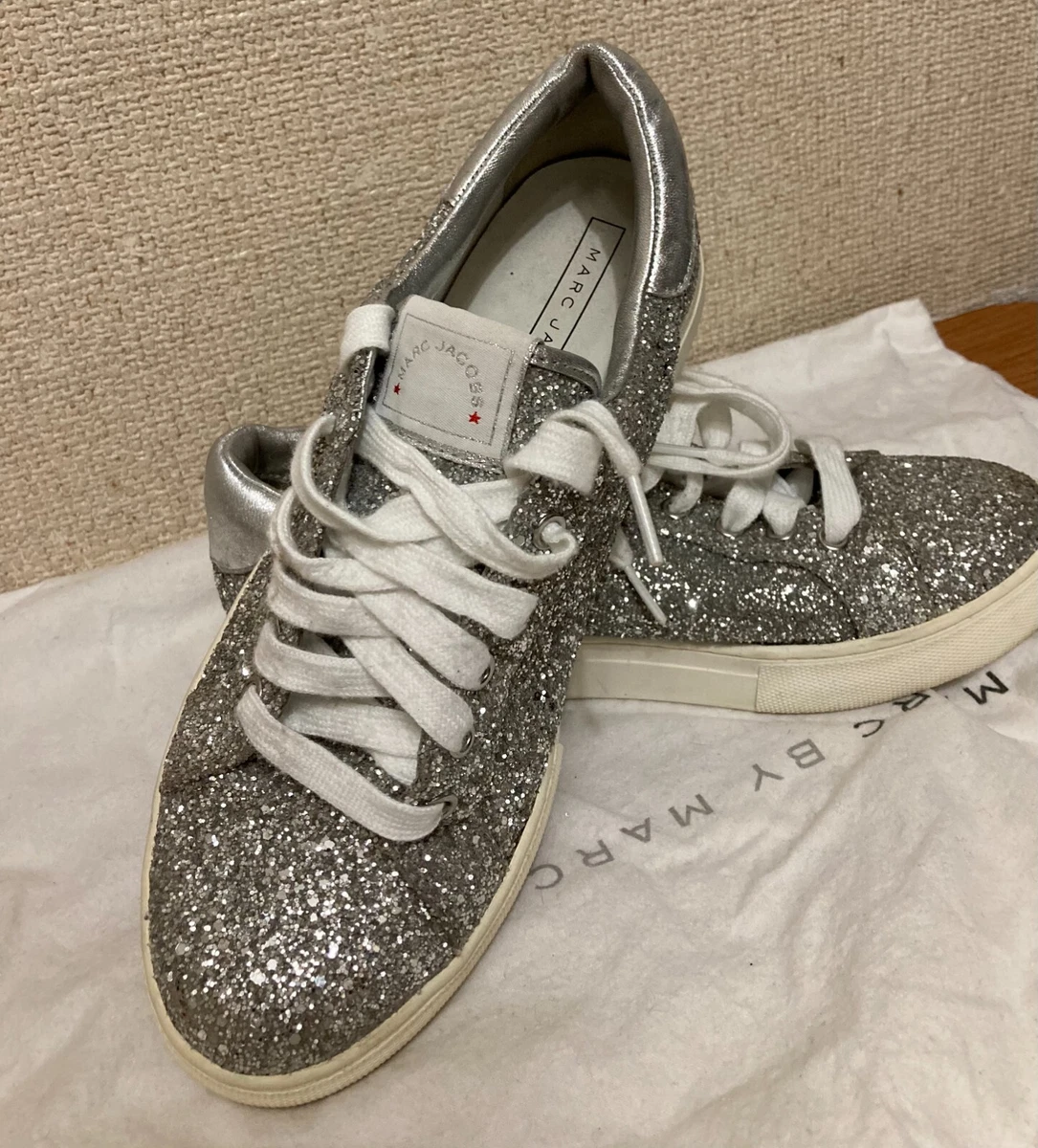 MARC JACOBS ~ GLITTER SPARKLE SNEAKERS