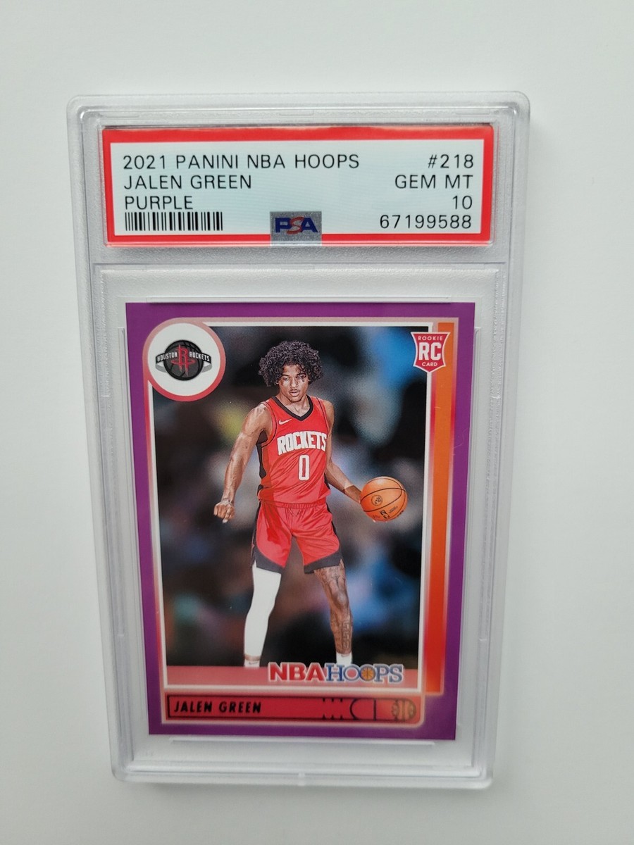 2021-22 Hoops Jalen Green Purple PSA 10 ROOKIE RC EBAY 1/1 | eBay