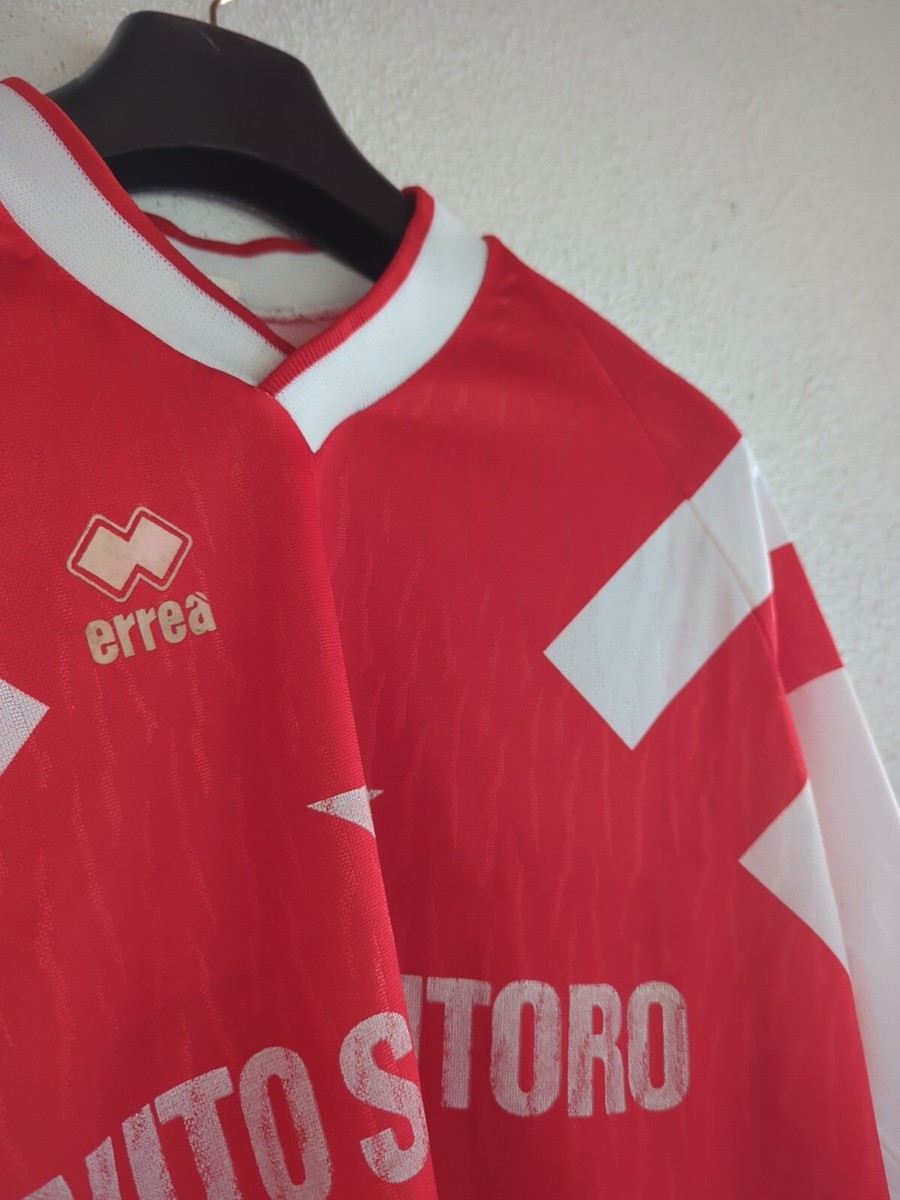 Maillot Vintage Paganese Porté En Match – Saison 1992-93, Taille XL, Bleu, Dévis – Authentique Et Rare !