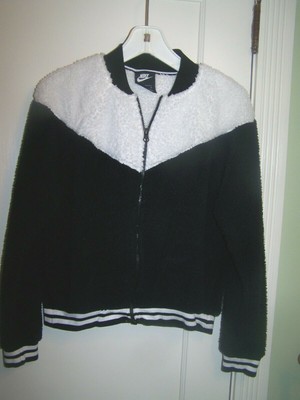 fuzzy nike jacket