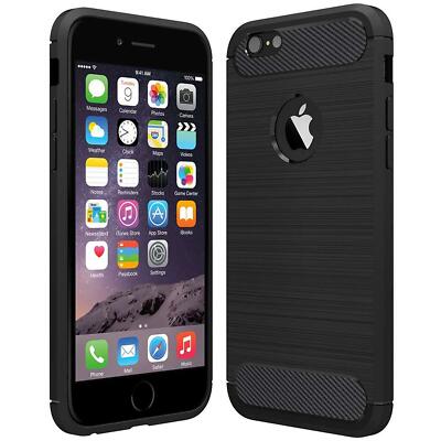 TPU Hülle für iPhone 6 6S Rückschale Cover Anti-Fingerprint Case Handyhülle