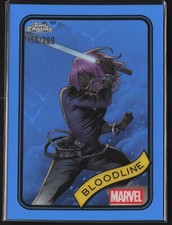 2025 Topps Chrome Marvel Bloodline #9 Blue #/299