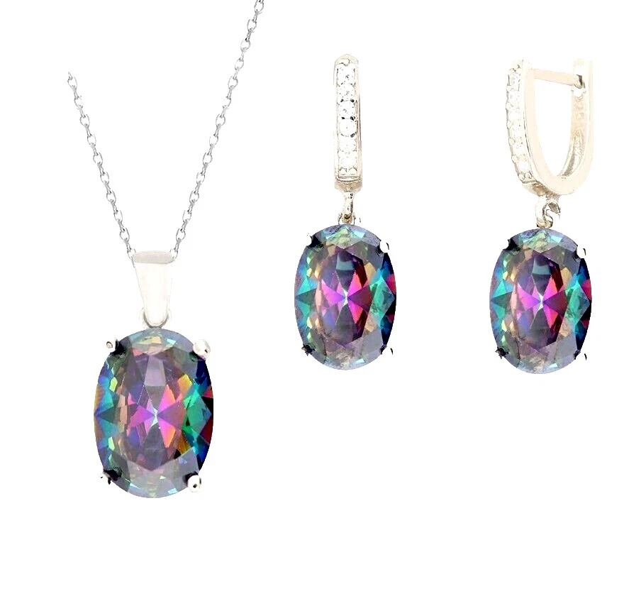 Mystic Topaz Fashion Necklaces & Pendants