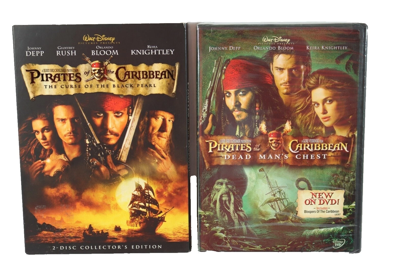 Collector's Edition Pirates of the Caribbean DVDs