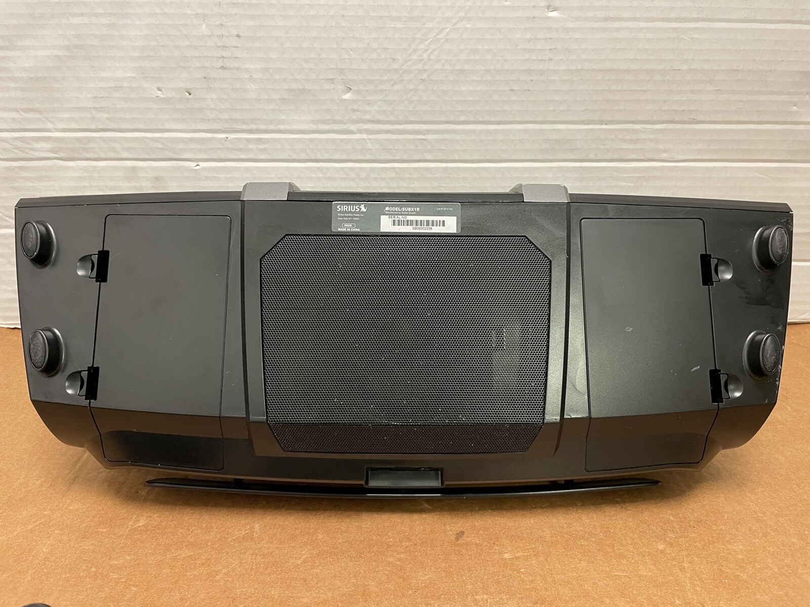 SiriusXM Satellite Radio Boombox Receiver SUBX1R with ACTIVE Sportster 5 Radio
