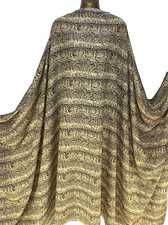 *New*Soft Viscose Beige-Black Animal Snake Print Dress/Craft Fabric*FREE P&P*