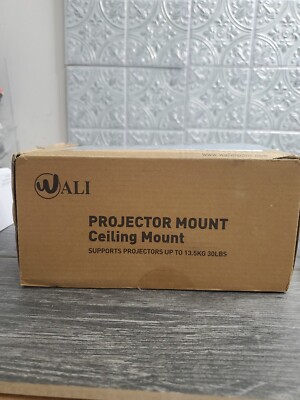 Wali Projector Ceiling Mount, Universal Low Profile Projector Mount PM-002 New