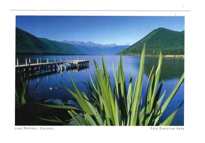 Postcard Lake Rotoroa / South Island / New Zealand