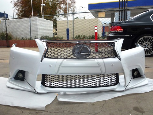 Front fangs for Lexus GS F-Sport bumper lip TRD style L10 GS250 GS350 GS450h - Picture 12 of 21