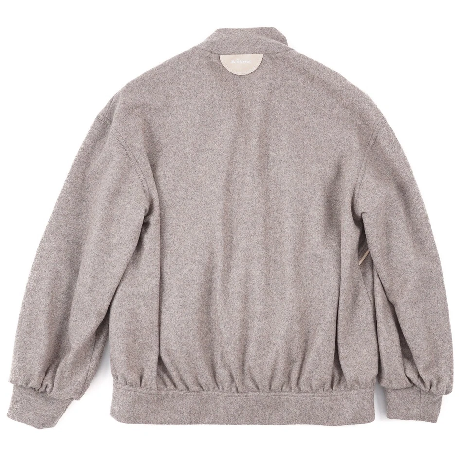 Chaqueta reversible de cachemir cepillado suave Kiton con detalles de cuero M (UE 50) Foto 3 de 4