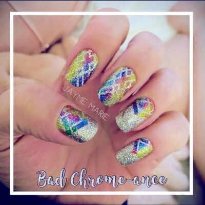 Color Street Bad Chrome-ance Retired  100% Strips HTF Duo-chrome