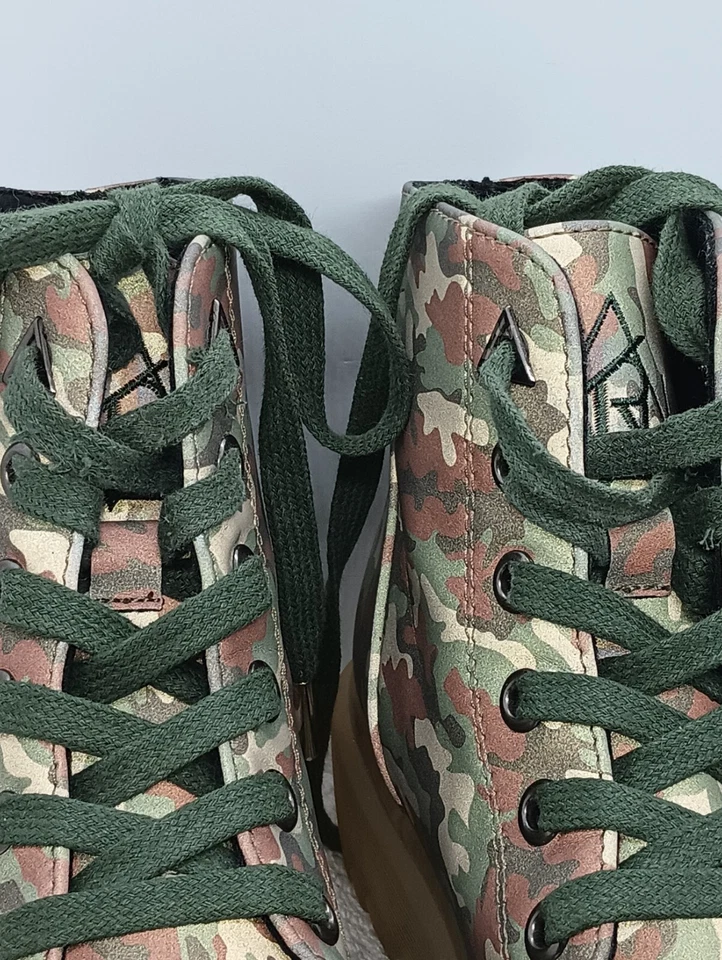 YRU Slayr Reflectante Camuflaje Combate Militar Plataforma Baja Botas Zapatos 8/39 Foto 2 de 4